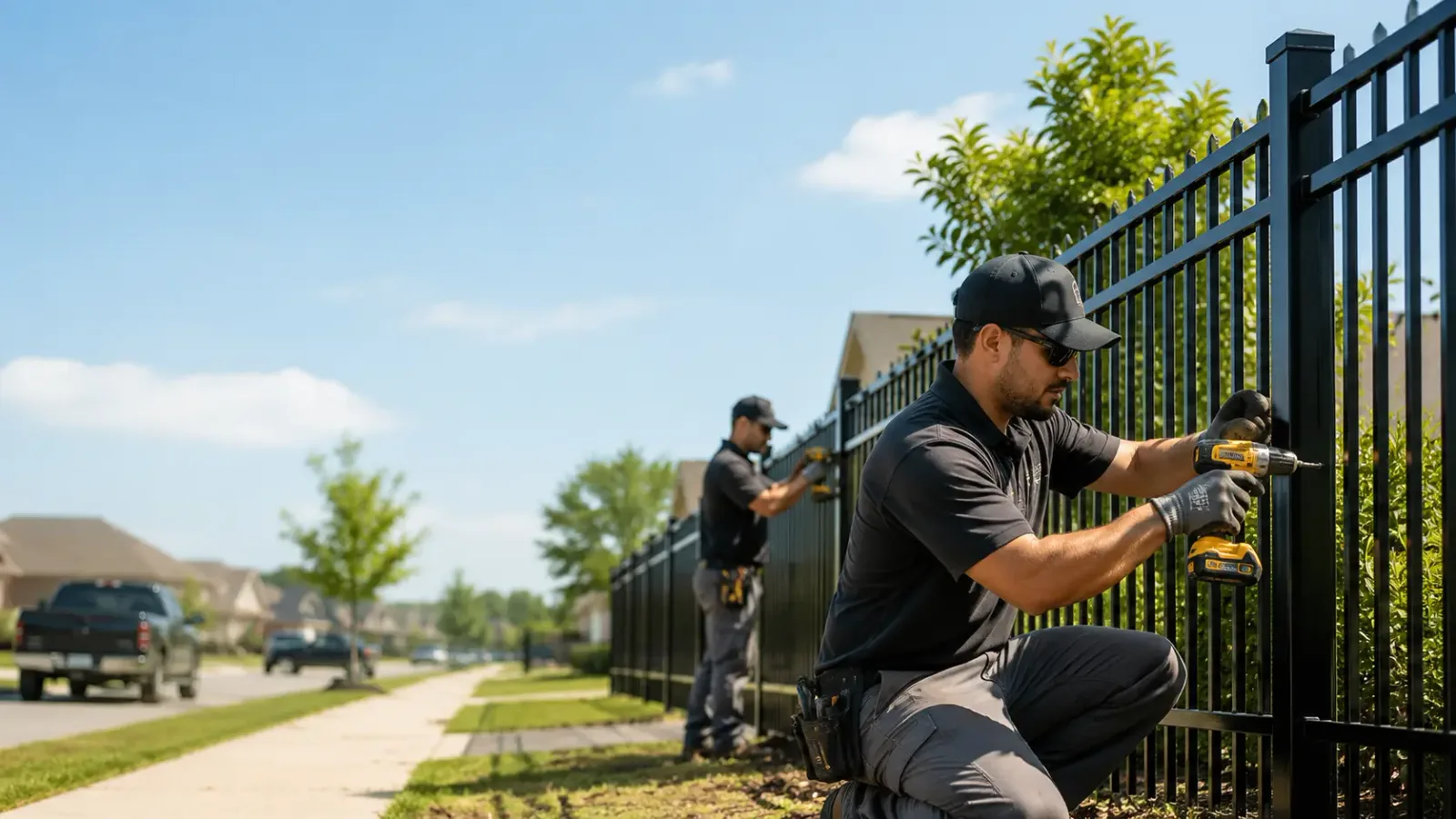 Metal Fence Installation in Amsterdam, MO